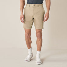 Load image into Gallery viewer, Wheat Slim Stretch Chino Shorts