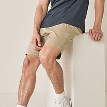 Load image into Gallery viewer, Wheat Slim Stretch Chino Shorts