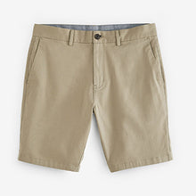Load image into Gallery viewer, Wheat Slim Stretch Chino Shorts