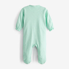 Load image into Gallery viewer, Teal Blue Duck Mummy Family Sleepsuit (0-18mths)