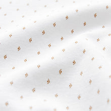 Load image into Gallery viewer, White /Gold Print Polo Shirt
