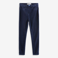 Load image into Gallery viewer, Rinse Blue Cropped Denim Jersey Leggings