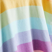 Load image into Gallery viewer, Rainbow Towelling Poncho (9mths-10yrs)