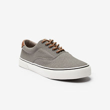 Load image into Gallery viewer, Grey Classic Canvas Pumps