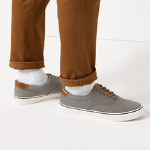 Load image into Gallery viewer, Grey Classic Canvas Pumps