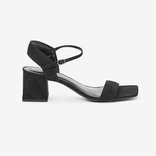 Load image into Gallery viewer, Black Forever Comfort® Simple Block Heel Sandals
