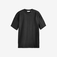 Load image into Gallery viewer, Black Relaxed Fit Heavyweight T-Shirt