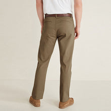 Load image into Gallery viewer, Stone Belted Soft Touch Chino Trousers