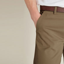 Load image into Gallery viewer, Stone Belted Soft Touch Chino Trousers