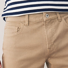 Load image into Gallery viewer, Tan Light Slim Fit Coloured Stretch Jeans