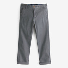 Load image into Gallery viewer, Charcoal Grey Regular Fit Stretch Chino Trousers (3-12yrs)
