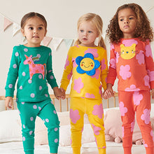 Load image into Gallery viewer, Multi Bright 3D Character Pyjamas 3 Pack (9mths-8yrs)