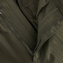 Load image into Gallery viewer, Khaki Green Stretch Cargo Joggers