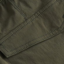 Load image into Gallery viewer, Khaki Green Stretch Cargo Joggers