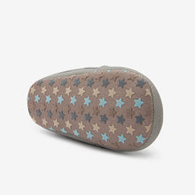 Load image into Gallery viewer, Grey Pram Two Strap Baby Boots (0-24mths)