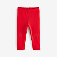 Load image into Gallery viewer, Red Cosy Fleece Lined Leggings (3mths-6yrs)