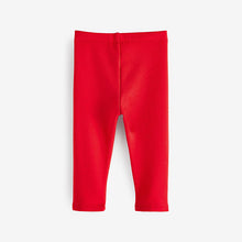 Load image into Gallery viewer, Red Cosy Fleece Lined Leggings (3mths-6yrs)