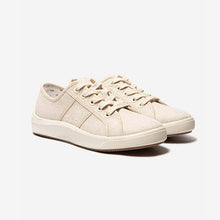 Load image into Gallery viewer, OPIWAVE Women's Tennis Shoes In Metallic Beige Canvas