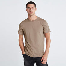 Load image into Gallery viewer, Brown Essential Crew Neck T-Shirt