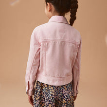 Load image into Gallery viewer, Pink Denim Heart Western 100% Cotton Jacket
