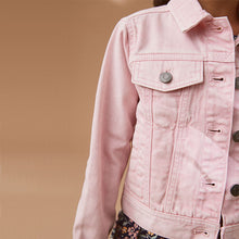 Load image into Gallery viewer, Pink Denim Heart Western 100% Cotton Jacket