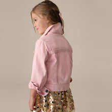 Load image into Gallery viewer, Pink Denim Heart Western 100% Cotton Jacket
