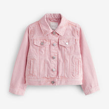 Load image into Gallery viewer, Pink Denim Heart Western 100% Cotton Jacket