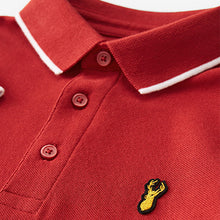 Load image into Gallery viewer, Red Short Sleeve Polo Shirt (3-12yrs)