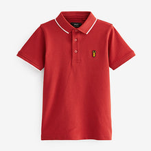 Load image into Gallery viewer, Red Short Sleeve Polo Shirt (3-12yrs)