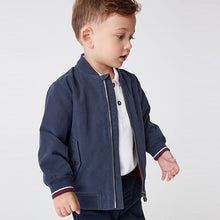 Load image into Gallery viewer, Navy Blue Harrington Jacket (3mths-5yrs)