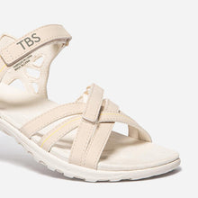 Load image into Gallery viewer, Women's nude flat sandals TREKKER