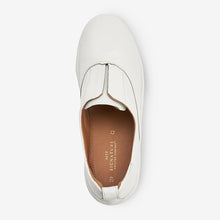 Load image into Gallery viewer, White Signature Forever Comfort® Leather Chunky Wedges Platform Trainers