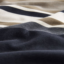 Load image into Gallery viewer, Navy Blue/Neutral Block T-Shirt