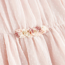 Load image into Gallery viewer, Pink Chiffon Corsage Dress (3-12yrs)