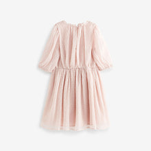 Load image into Gallery viewer, Pink Chiffon Corsage Dress (3-12yrs)