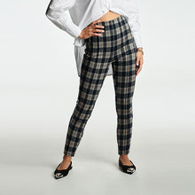 Load image into Gallery viewer, Navy Blue Ponte Zip Detail Leggings