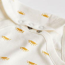 Load image into Gallery viewer, Cream Rainbow Baby Printed Long Sleeve Bodysuits 4 Pack (0mth-18mths)