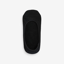 Load image into Gallery viewer, Black Cushion Sole Footsies 4 Pack