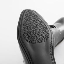 Load image into Gallery viewer, Black Hi-shine Derby Lace- Up Shoes