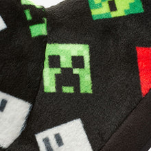 Load image into Gallery viewer, Minecraft Black Warm Lined Slipper Boots (Older Boys)