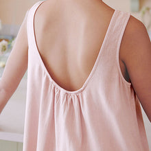 Load image into Gallery viewer, Pink Linen Blend Sleeveless Playsuit
