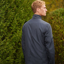 Load image into Gallery viewer, Navy Blue Funnel Neck Shower Resistant Jacket
