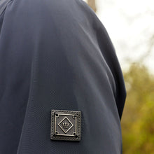 Load image into Gallery viewer, Navy Blue Funnel Neck Shower Resistant Jacket