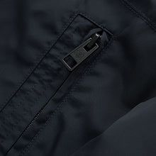 Load image into Gallery viewer, Navy Blue Funnel Neck Shower Resistant Jacket