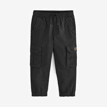 Load image into Gallery viewer, Black Cargo Trousers (3-12yrs)