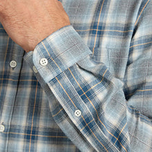 Load image into Gallery viewer, Grey Signature Brushed Flannel Check Shirt