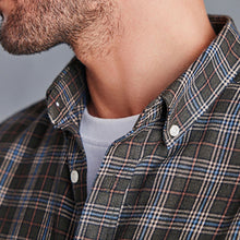 Load image into Gallery viewer, Green Signature Brushed Flannel Check Shirt