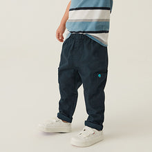 Load image into Gallery viewer, Navy Blue Side Pocket Pull-On Trousers (3mths-6yrs)