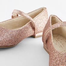 Load image into Gallery viewer, Pink Glitter Mary Jane Occasion Shoes (Older Girls)