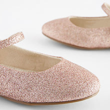 Load image into Gallery viewer, Pink Glitter Mary Jane Occasion Shoes (Older Girls)